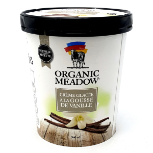 Crème glacée à la gousse de vanille - Organic Meadow Discount