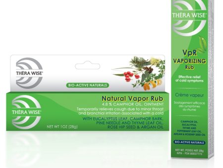 Crème vapeur, soulage le rhume - Thera Wise Supply