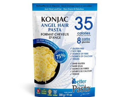 Pâtes de konjac au format cheveux d’anges - 35 calories - Konjac Supply