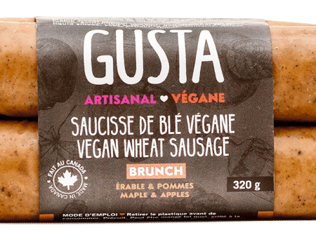 Saucisse de blé vegan brunch à l’érable et aux pommes - Gusta on Sale