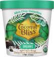 Dessert glaçé biologique (à base végétale sans produits laitiers) - Menthe galactique aux brisures de chocolat - Coconut Bliss Discount