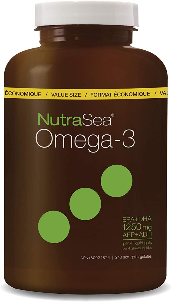 NutraSea Oméga-3 gélules liquides - Nature s Way Supply