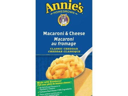 Macaroni au fromage (cheddar classique) - Annie’s Homegrown Online Sale