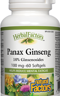 Panax Ginseng - Natural Factors Hot on Sale