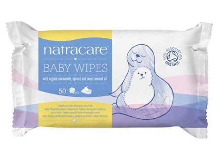 Lingettes pour bébé avec huile de camomille et d’amandes - Natracare Online