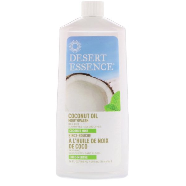 Rince bouche à l’huile de noix de coco et menthe - Desert Essence Online Hot Sale