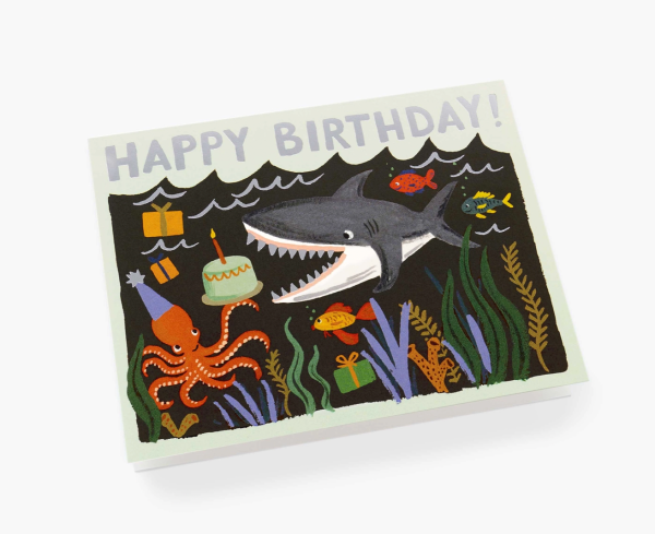 Shark Birthday Card Supply