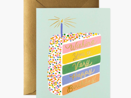 Cake Slice Birthday Card For Discount